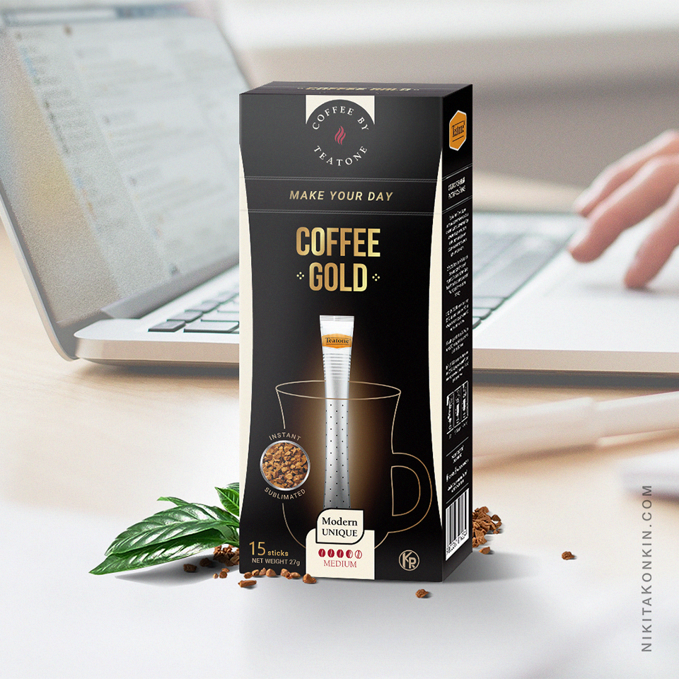 Coffee packaging design Nikita Konkin